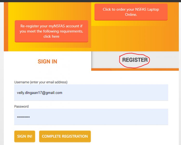 How To Create Nsfas Profile Step By Step To Register For Nsfas Account Course And Bursary Updates