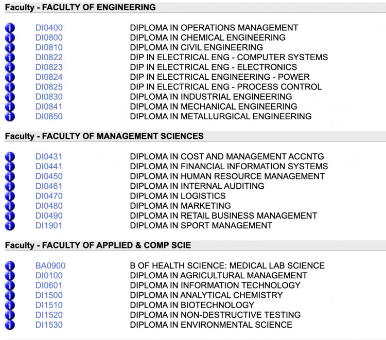 VUT Online Application How to apply online at VUT Course and