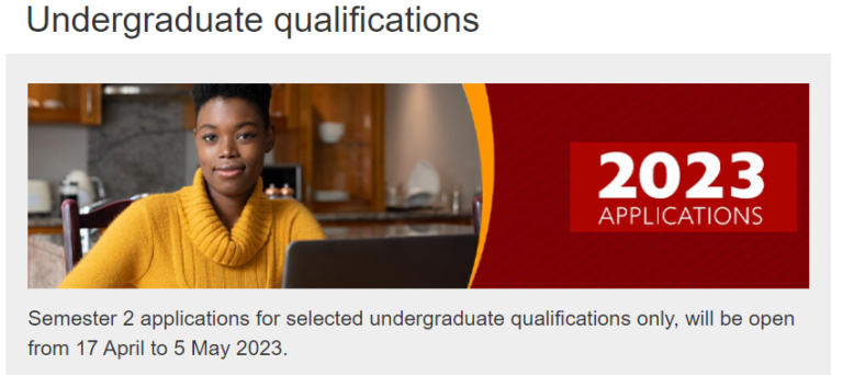 Unisa Second Semester Courses